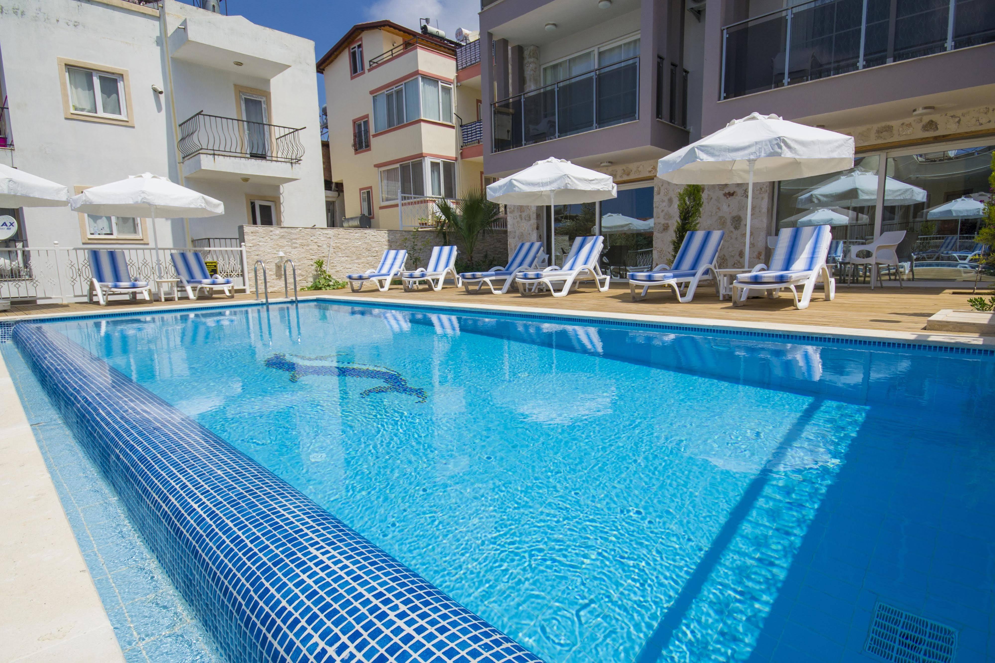 Kelebek Studio Apartments Kalkan Buitenkant foto